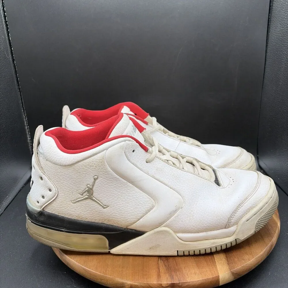 Air Jordan Big Fund “White Silver” Mens Size 13 Shoes Mid Top Basketball Sneaker